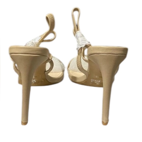 Lulus Nude Strappy Heels—New In Box - Picture 5 of 7